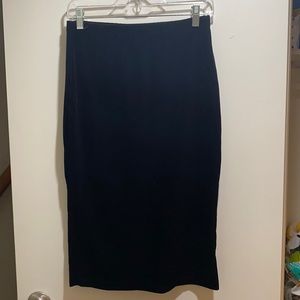 Zenana Outfitters Velvet-Like Skirt